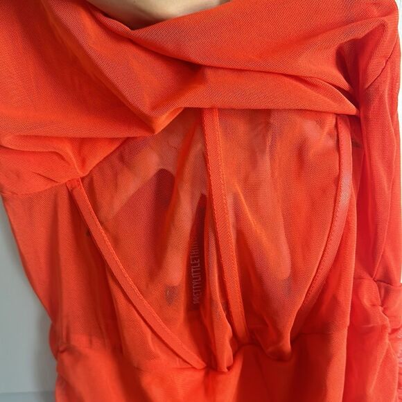 Mesh Corset Detail Bodycon Dress - Picture 8 of 9